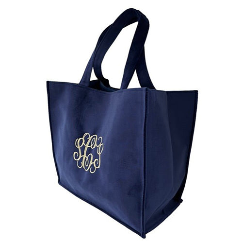 F'' Letter Initial Canvas Tote Bag - Initials Bags