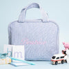 Personalised foldout toiletries case for travel