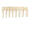 Ivory-tone personalised hair comb