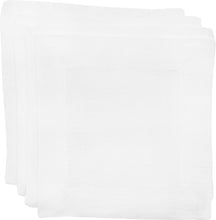 White Linen Coasters (Set of 4)